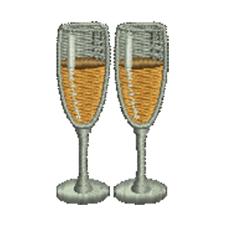 Champagne Glasses 14315