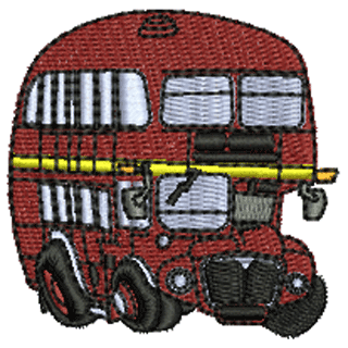 Cartoon London Bus 12011