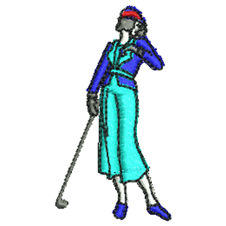 Female Golfer 10953