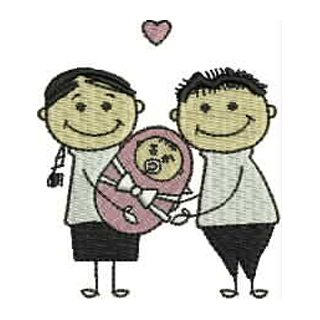 Couple With Baby 14057