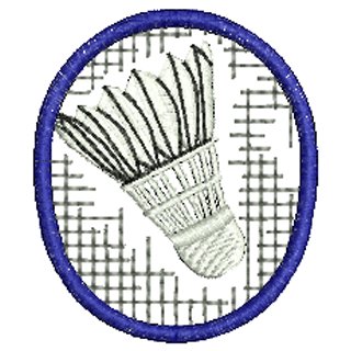 Badminton and Shuttlecock 10515