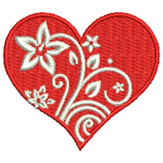 Heart Flower 10042