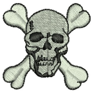 Skull and crossbones 10505